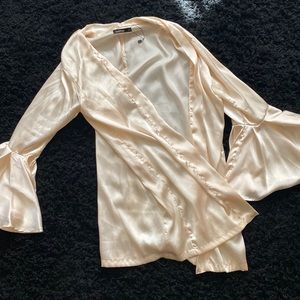 Champagne color cardigan